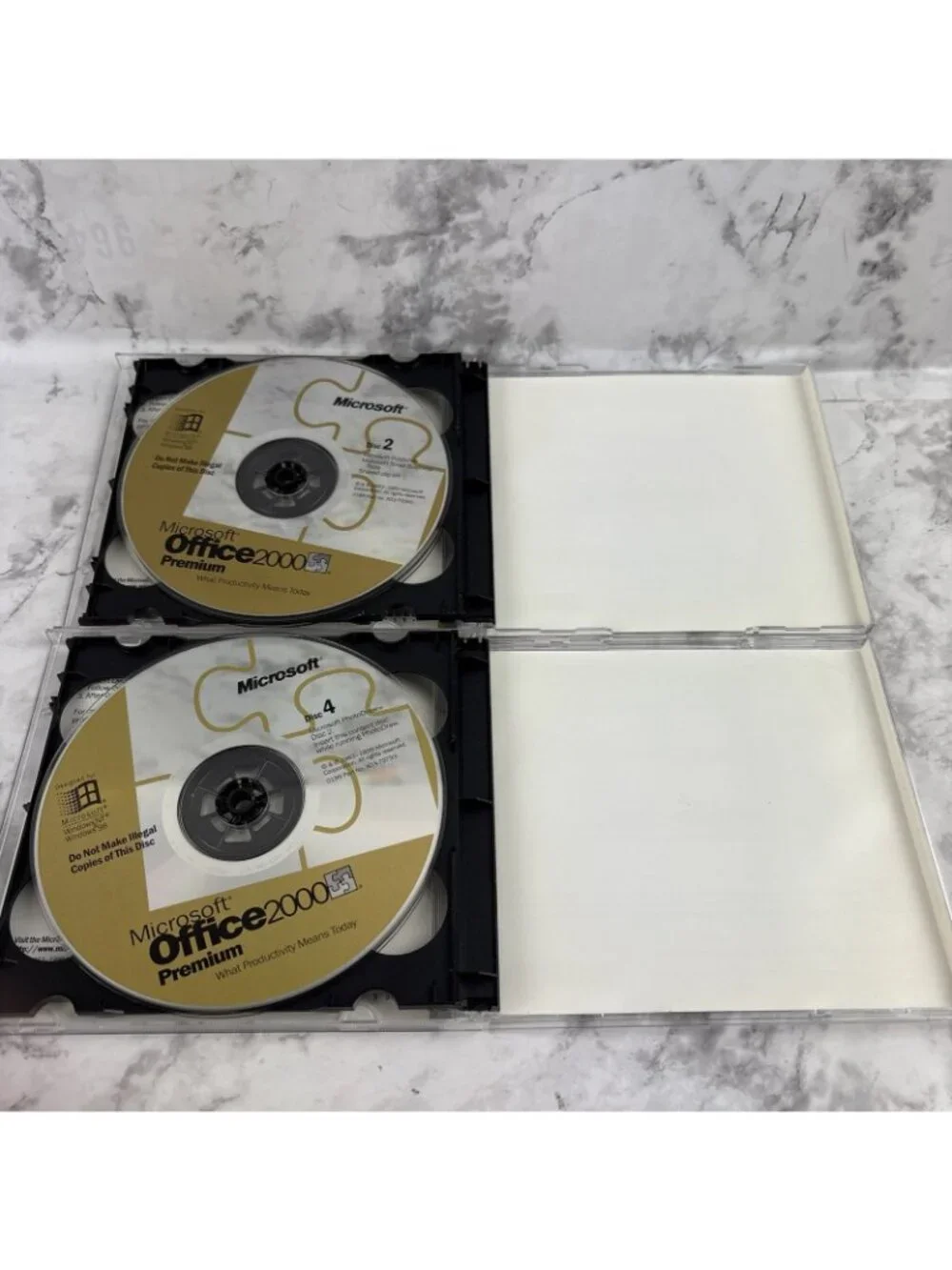 *Microsoft Office 2000 Premium 4 CDs Set With Keys
